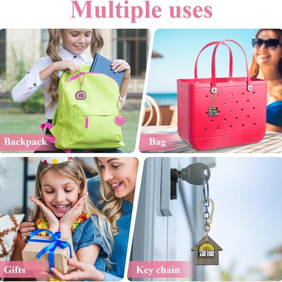 20 PCS Cute Handle Charm Set for Water Bottle Tumbler Keychain Gift - Picture 6 of 7